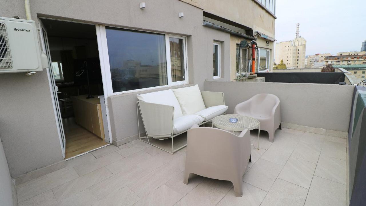 Apartament Deluxe Studio Old Center Panoramic View Terrace Bukareszt Zewnętrze zdjęcie